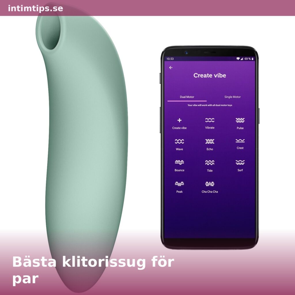 Bästa klitorissug för par 2025 – Top 5 modeller