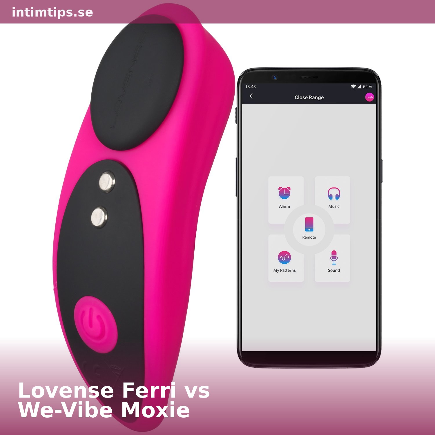 Lovense Ferri vs We-Vibe Moxie – Bästa trosvibratorn för offentlig lek?